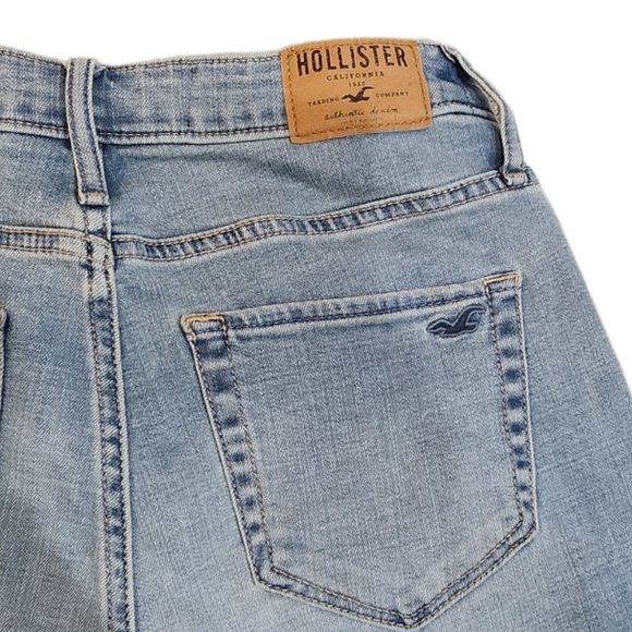 Hollister Boyfriend Highrise Distressed Multicolor Front Jeans Size 1W 25 - Picture 8 of 8